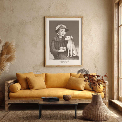 St Roch Art Print - Brown interior mockup 01 - p_14_autumn_couch_0002_Layer 3