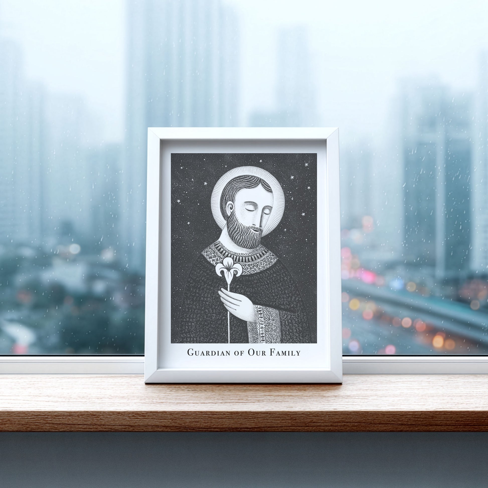 St Joseph Art Print - Black interior mockup 06 - p_20_jos_0005_Layer 4