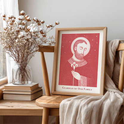 St Joseph Art Print - Red interior mockup 06 - p_2_jos_0006_Layer 4