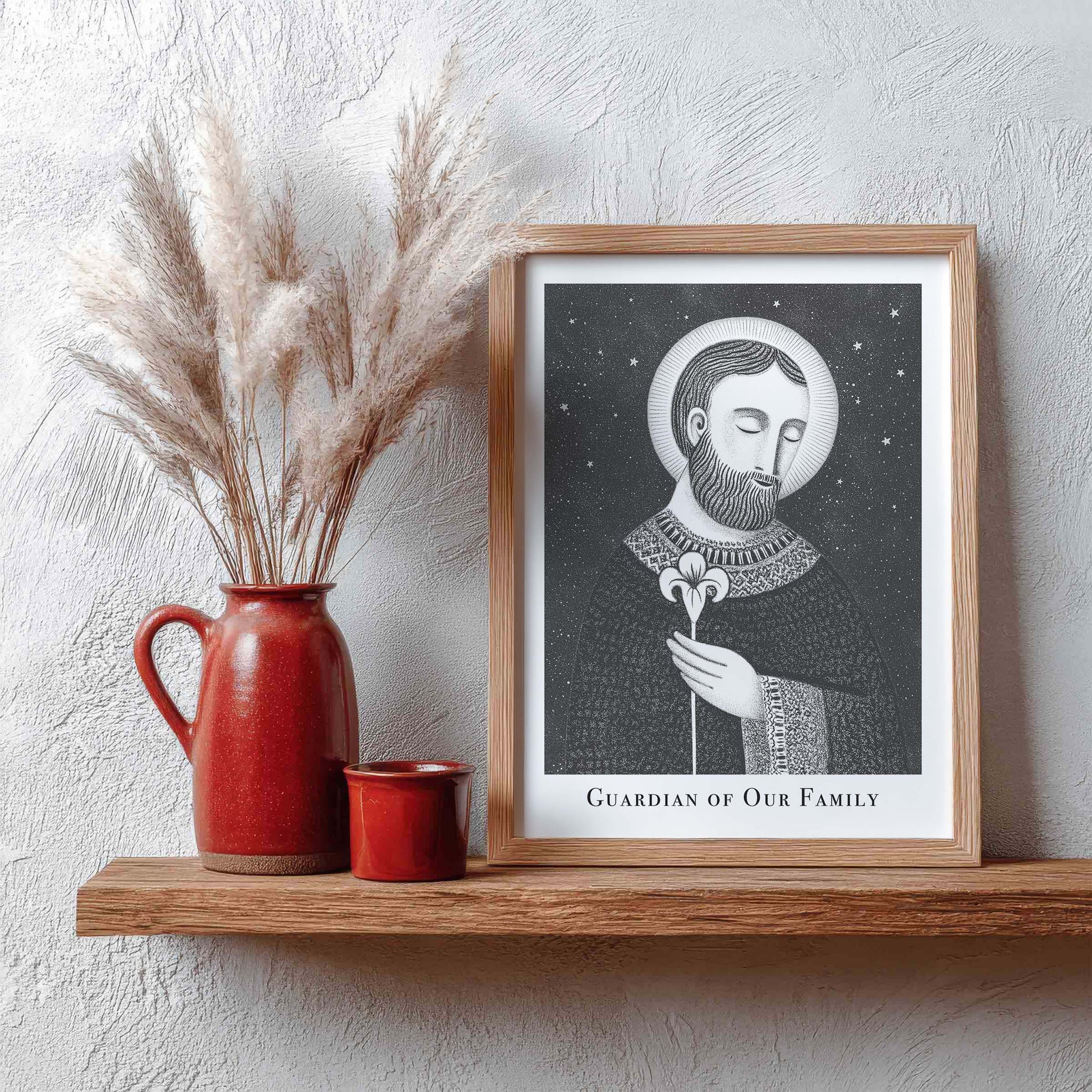 St Joseph Art Print - Black interior mockup 09 - p_4_jos_0002_Layer 1