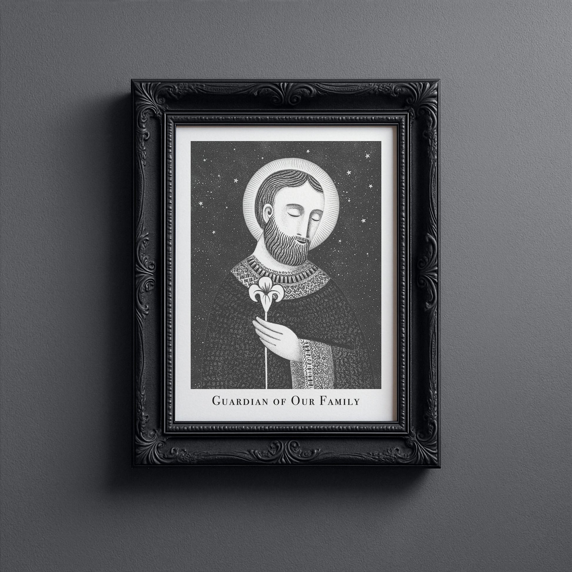 St Joseph Art Print - Black interior mockup 10 - p_5_jos_0004_Layer 4