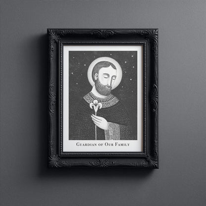 St Joseph Art Print - Black interior mockup 10 - p_5_jos_0004_Layer 4