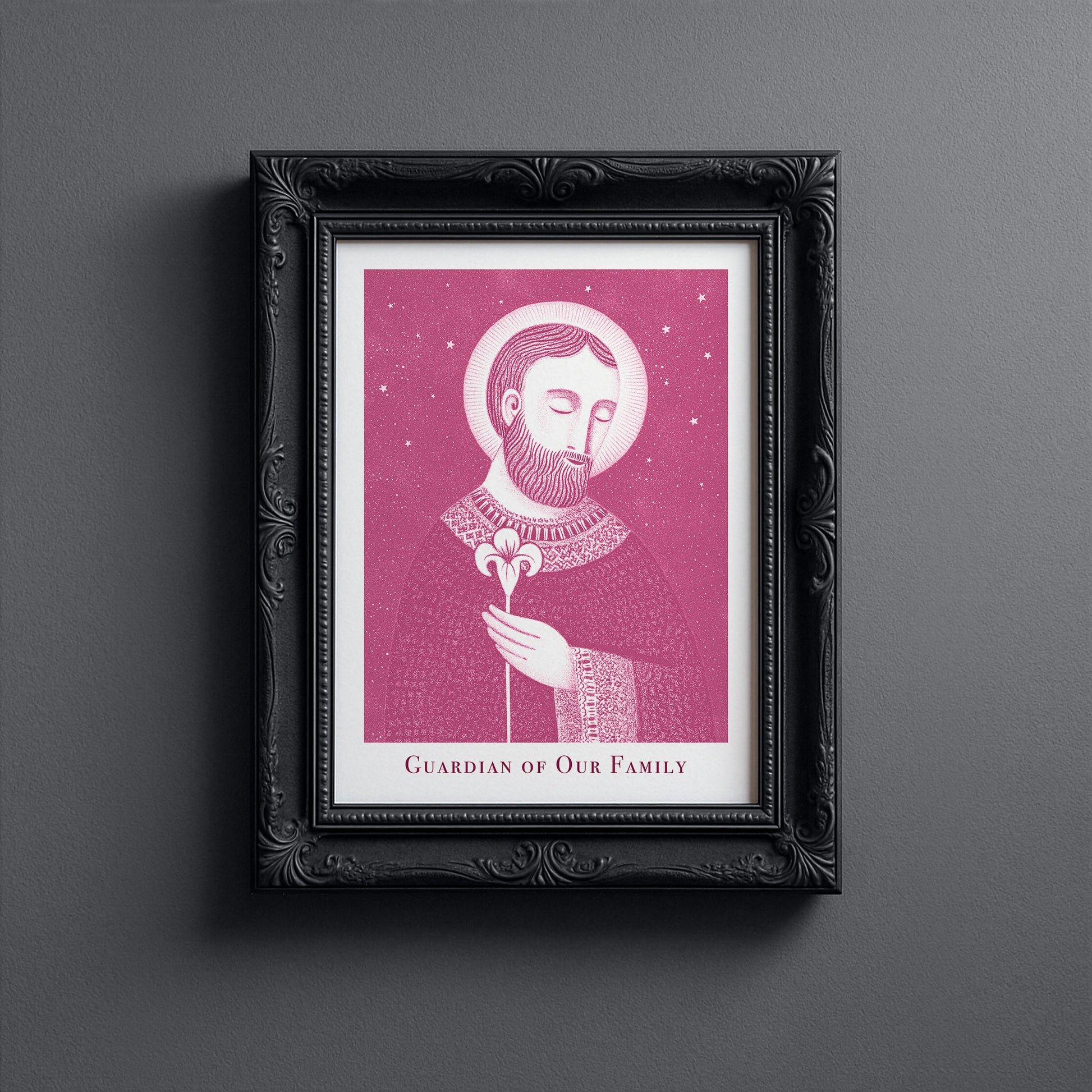 St Joseph Art Print - Pink interior mockup 10 - p_5_jos_0005_Layer 3