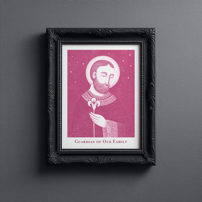 St Joseph Art Print - Pink interior mockup 10 - p_5_jos_0005_Layer 3