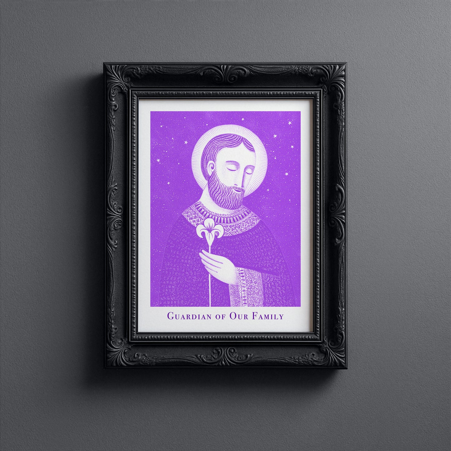 St Joseph Art Print - Purple interior mockup 10 - p_5_jos_0007_Layer 1