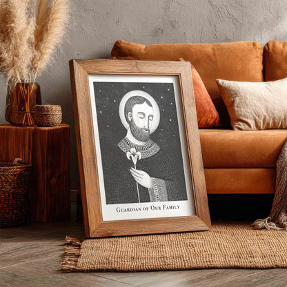 St Joseph Art Print - Black interior mockup 11 - p_6_jos_0000_Layer 3