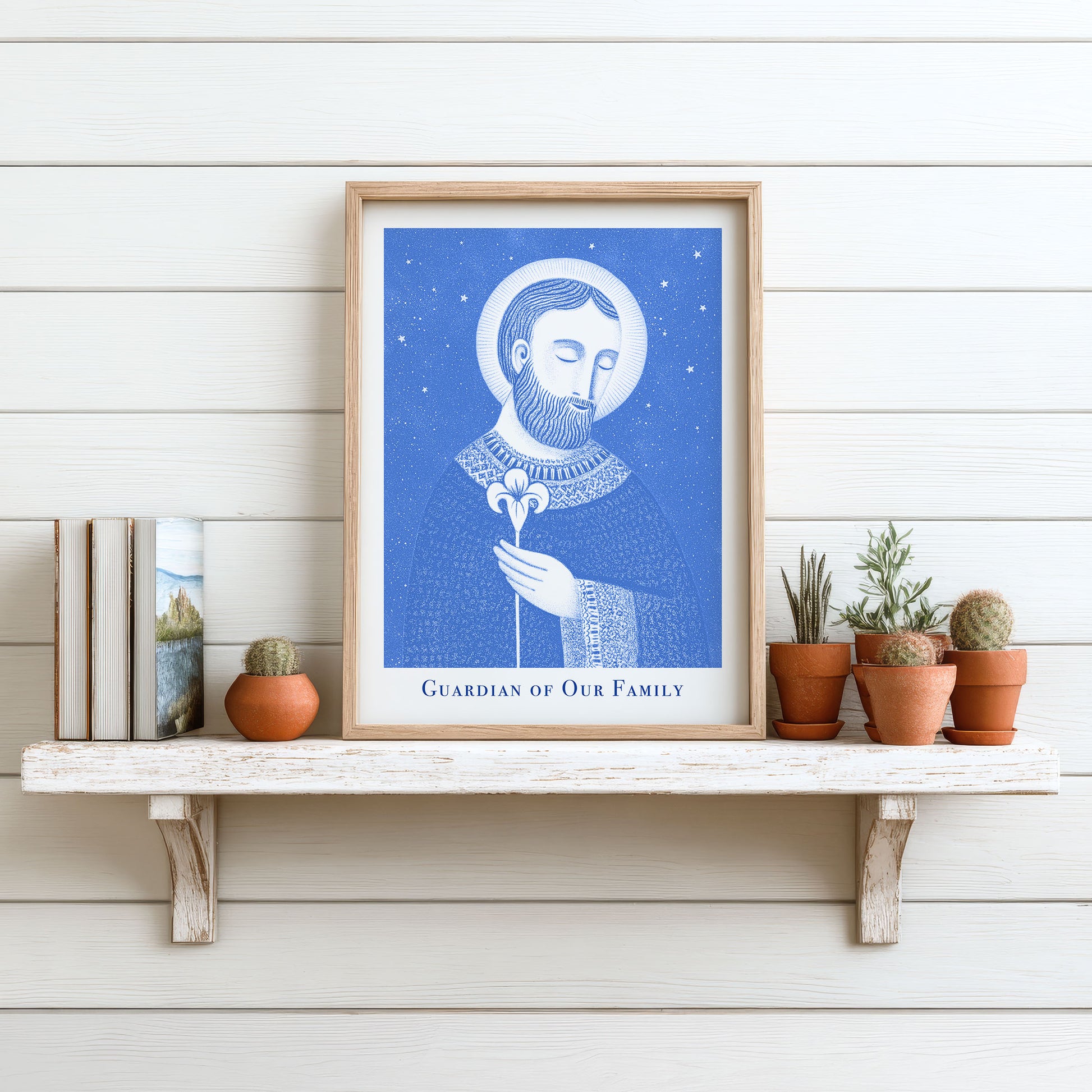St Joseph Art Print - Blue interior mockup 11 - p_7_jos_0000_Layer 5