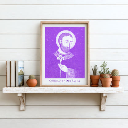 St Joseph Art Print - Purple interior mockup 11 - p_7_jos_0001_Layer 4