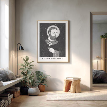 St Joseph Art Print - Black interior mockup 12 - p_9_jos_0001_Layer 8