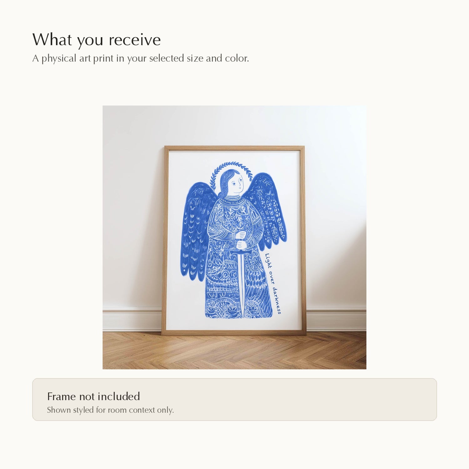 Blue Paper Dog what you receive